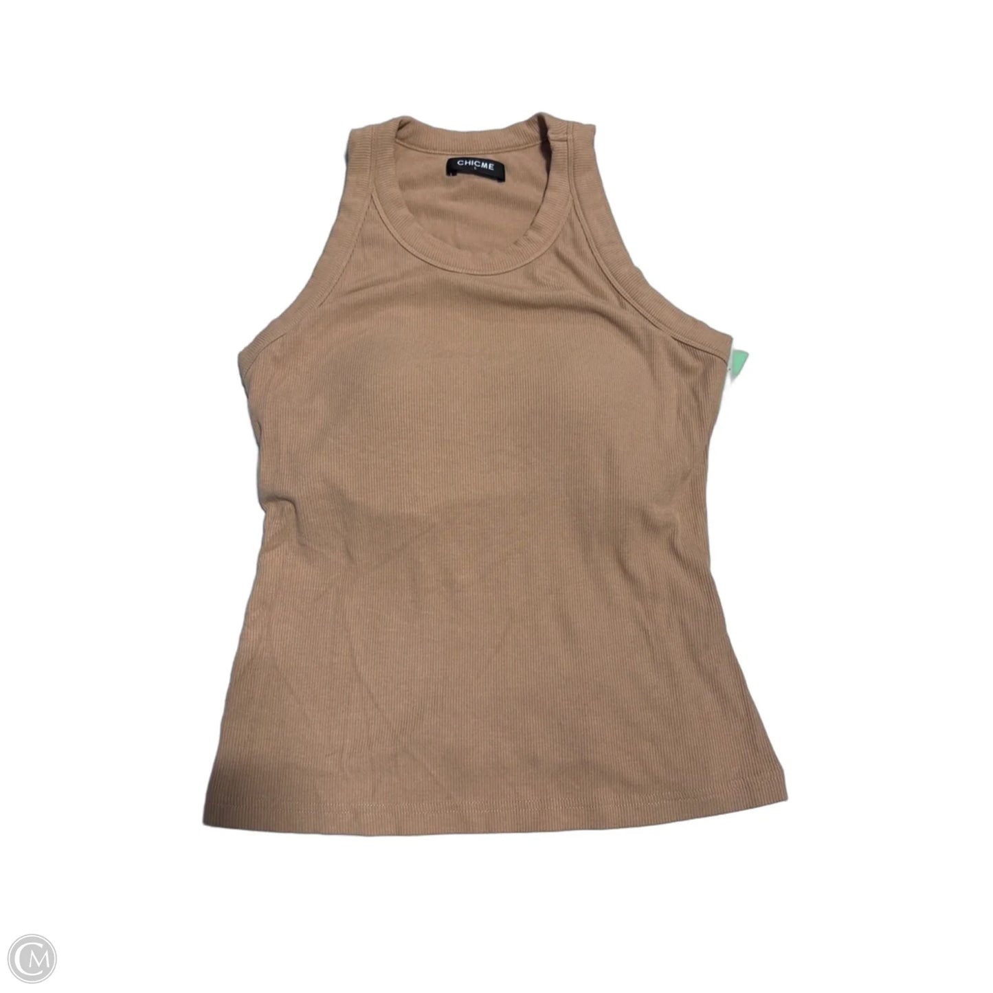 Tank Top By Chicme In Tan, Size: L