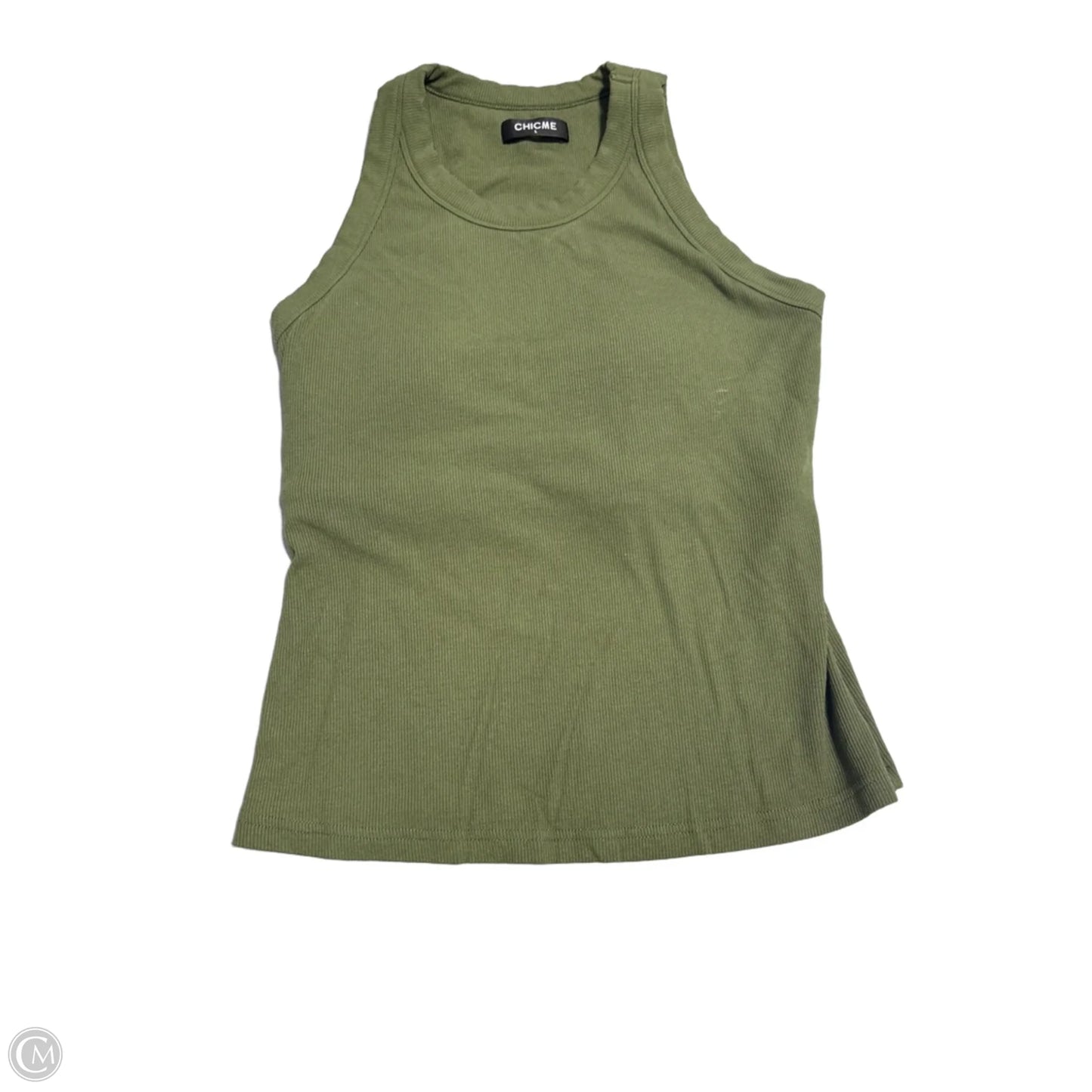 Tank Top By Chicme In Green, Size: L