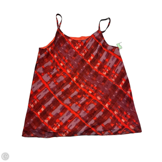 Tank Top By Cabi In Red, Size: L