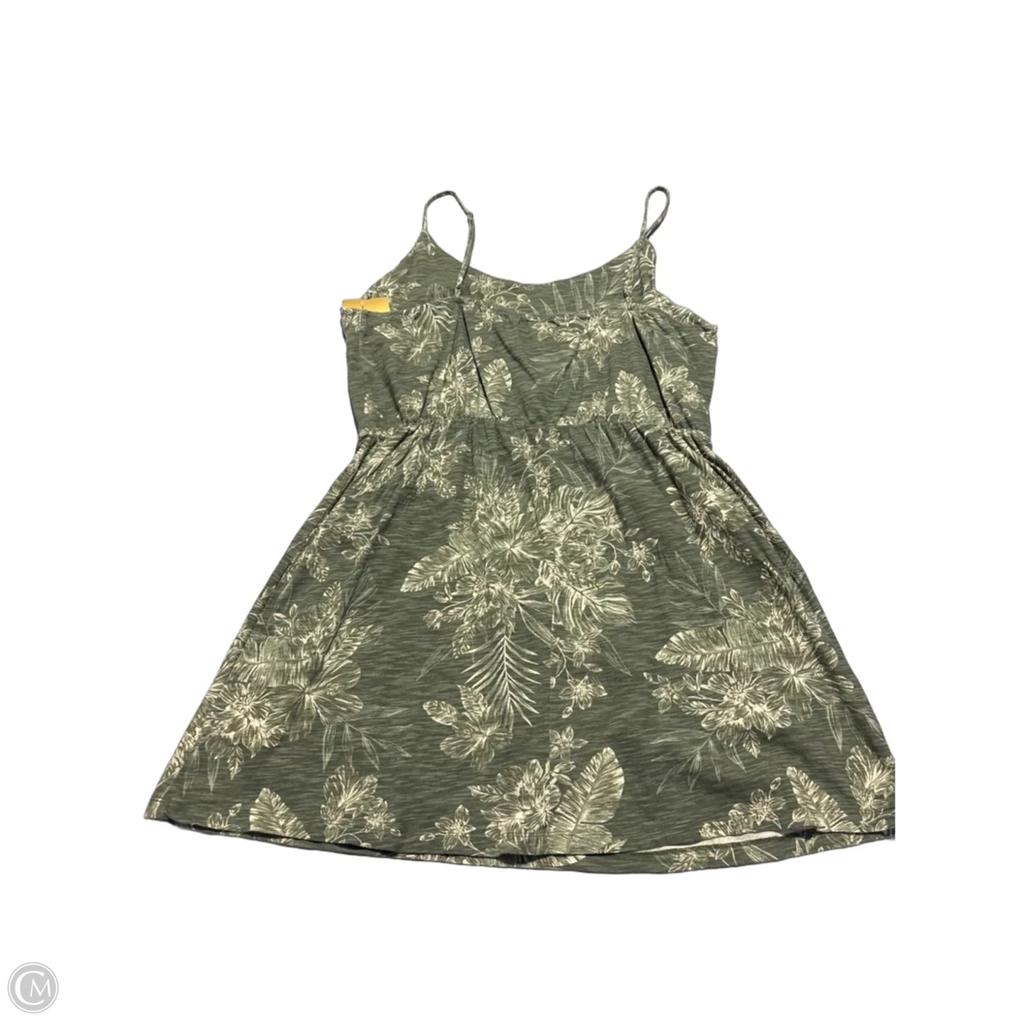 Dress Casual Short By Old Navy In Green & Tan, Size: Xl