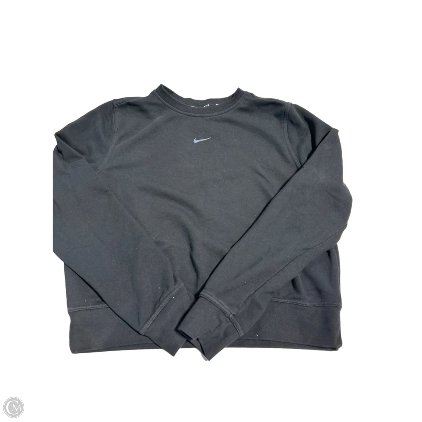 Top Long Sleeve By Nike In Black, Size: S