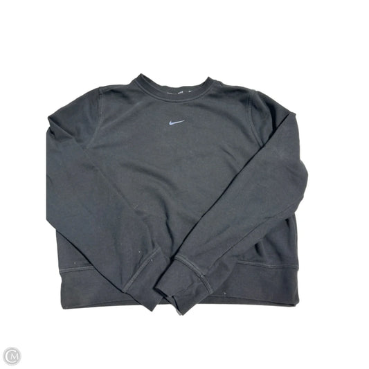 Top Long Sleeve By Nike In Black, Size: S
