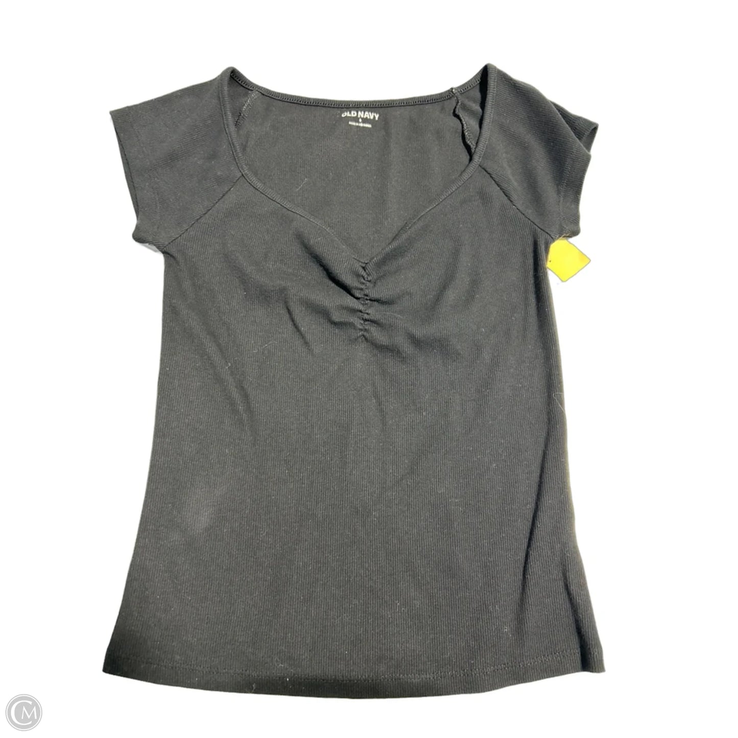 Top Short Sleeve By Old Navy In Black, Size: S