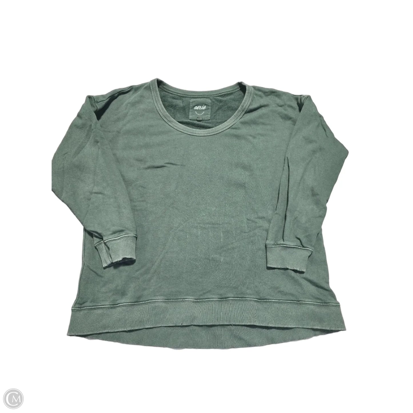Top Long Sleeve By Aerie In Green, Size: Xs
