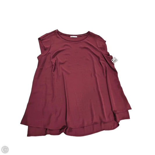 Top Short Sleeve By Dr2 In Mauve, Size: Xl