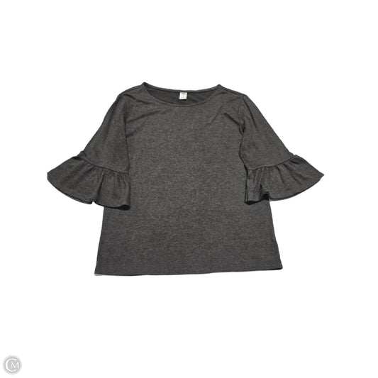 Top 3/4 Sleeve By Old Navy In Grey, Size: Xs