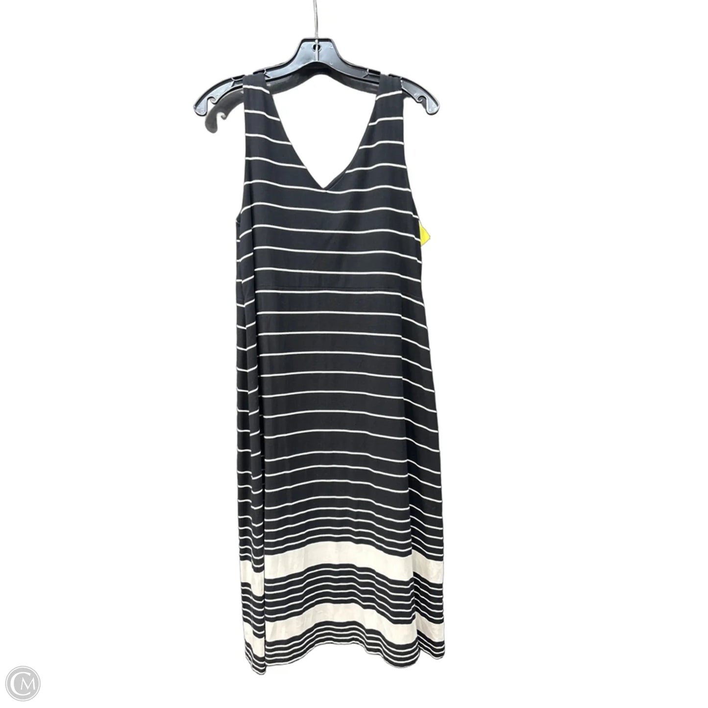 Dress Casual Midi By Athleta In Striped Pattern, Size: Xl