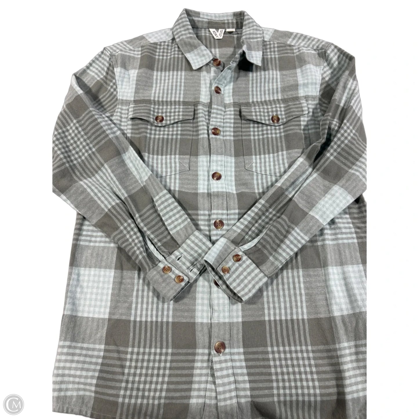 Top Long Sleeve By Roxy In Green, Size: S