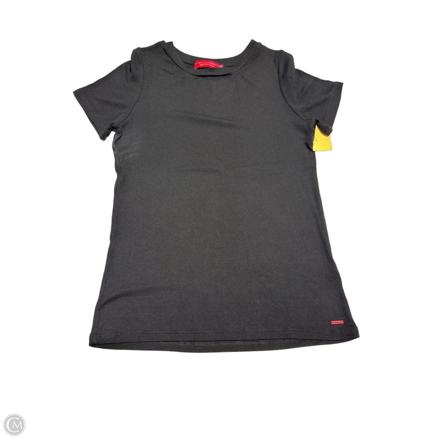 Top Short Sleeve By Cmc In Black, Size: M