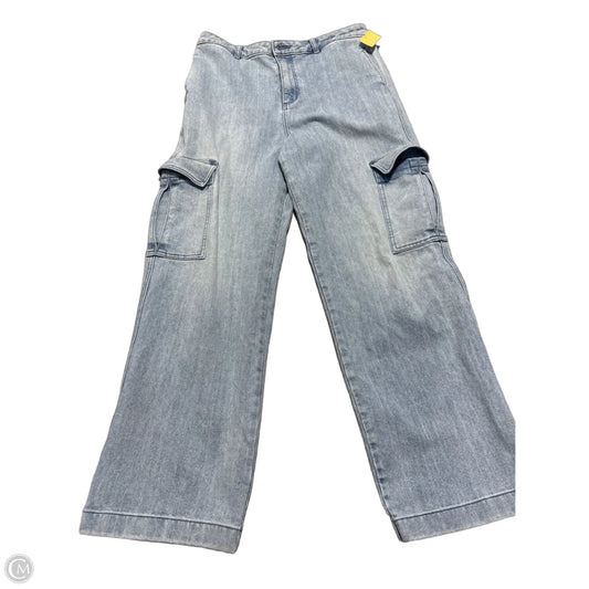 Jeans Straight By Michael By Michael Kors In Blue Denim, Size: 10