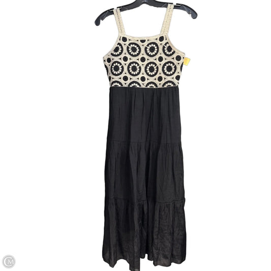 Dress Casual Maxi By Cmc In Black & Cream, Size: M