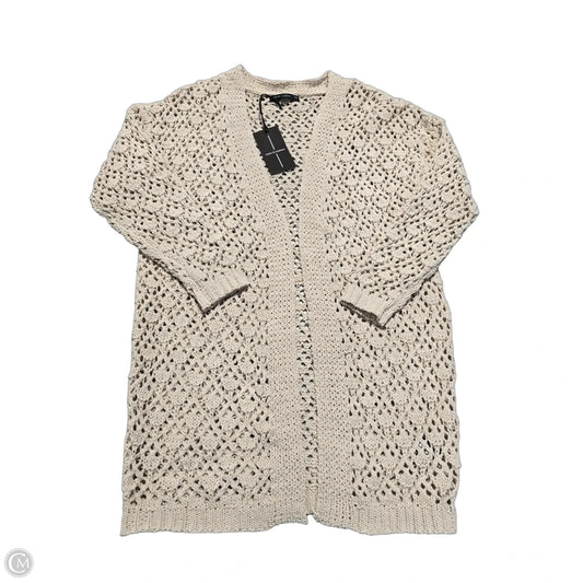 Cardigan By Moon And Madison In Cream, Size: Xs