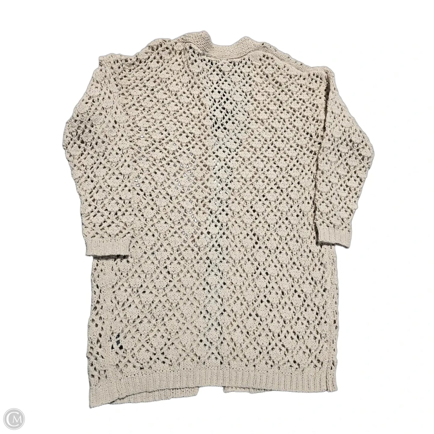 Cardigan By Moon And Madison In Cream, Size: Xs