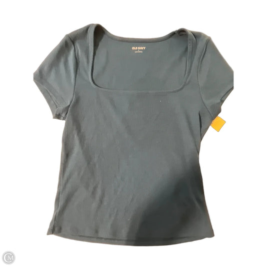 Top Short Sleeve By Old Navy In Teal, Size: L