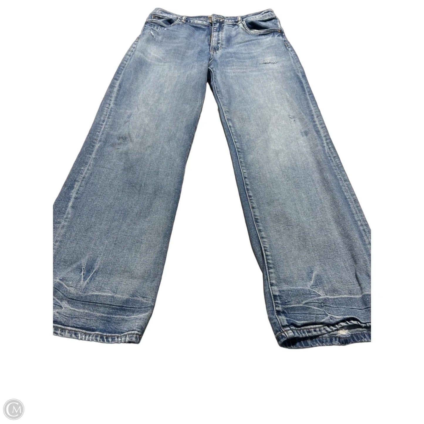 Jeans Wide Leg By Kut In Blue Denim, Size: 12