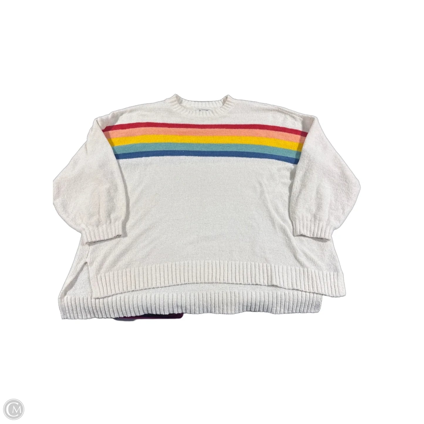 Sweater By American Eagle In Cream, Size: L