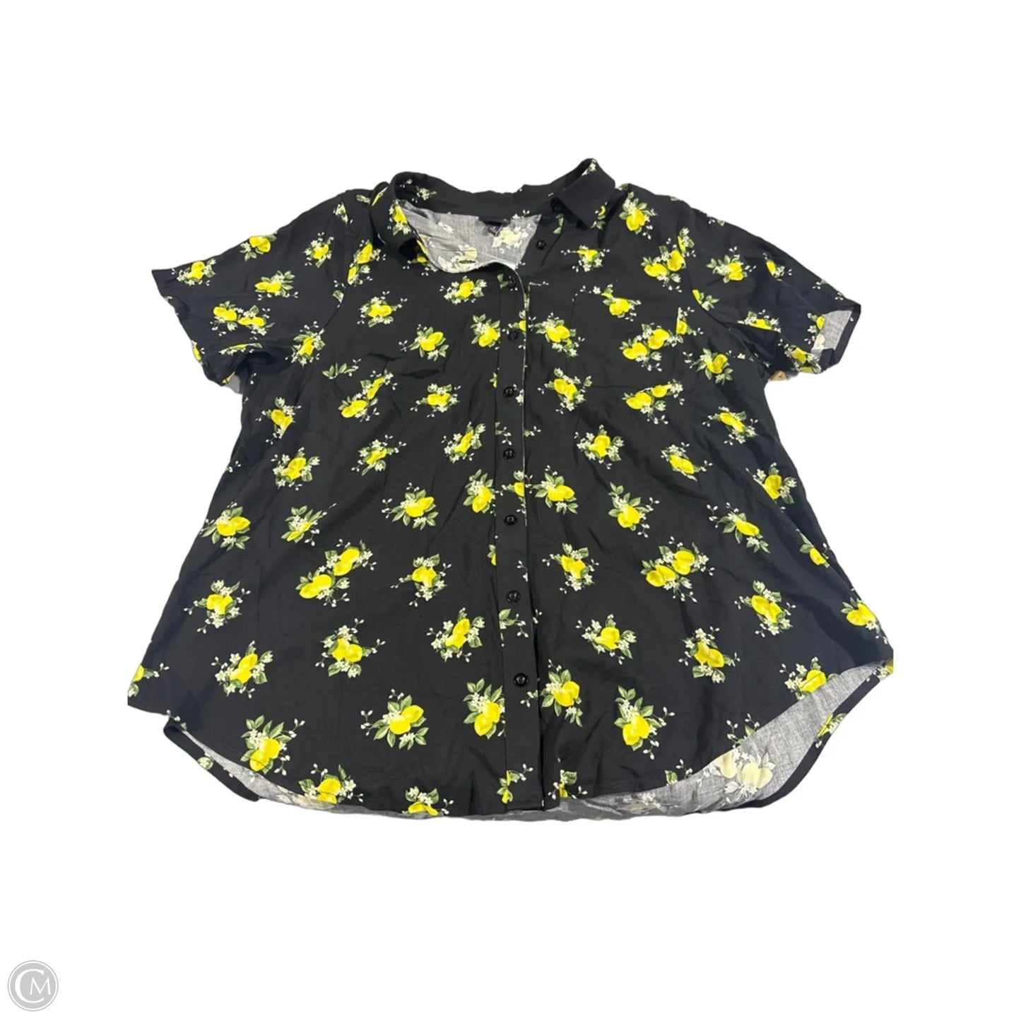 Top Short Sleeve By Torrid In Black, Size: 2
