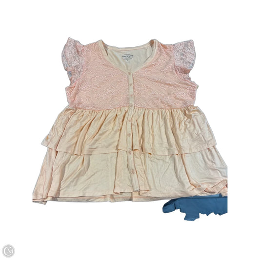 Top Short Sleeve By Torrid In Coral, Size: 2x