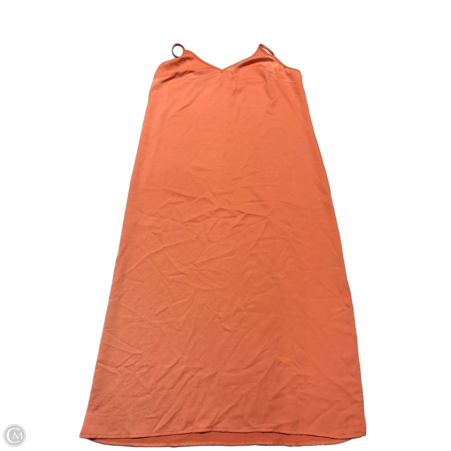 Dress Casual Midi By A New Day In Orange, Size: L