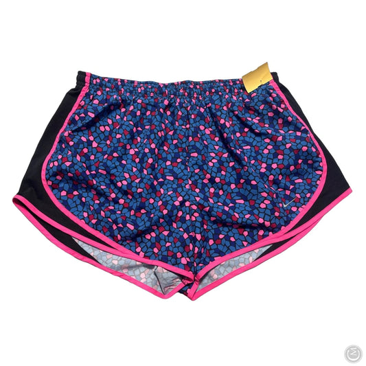 Athletic Shorts By Nike In Blue & Pink, Size: Xl
