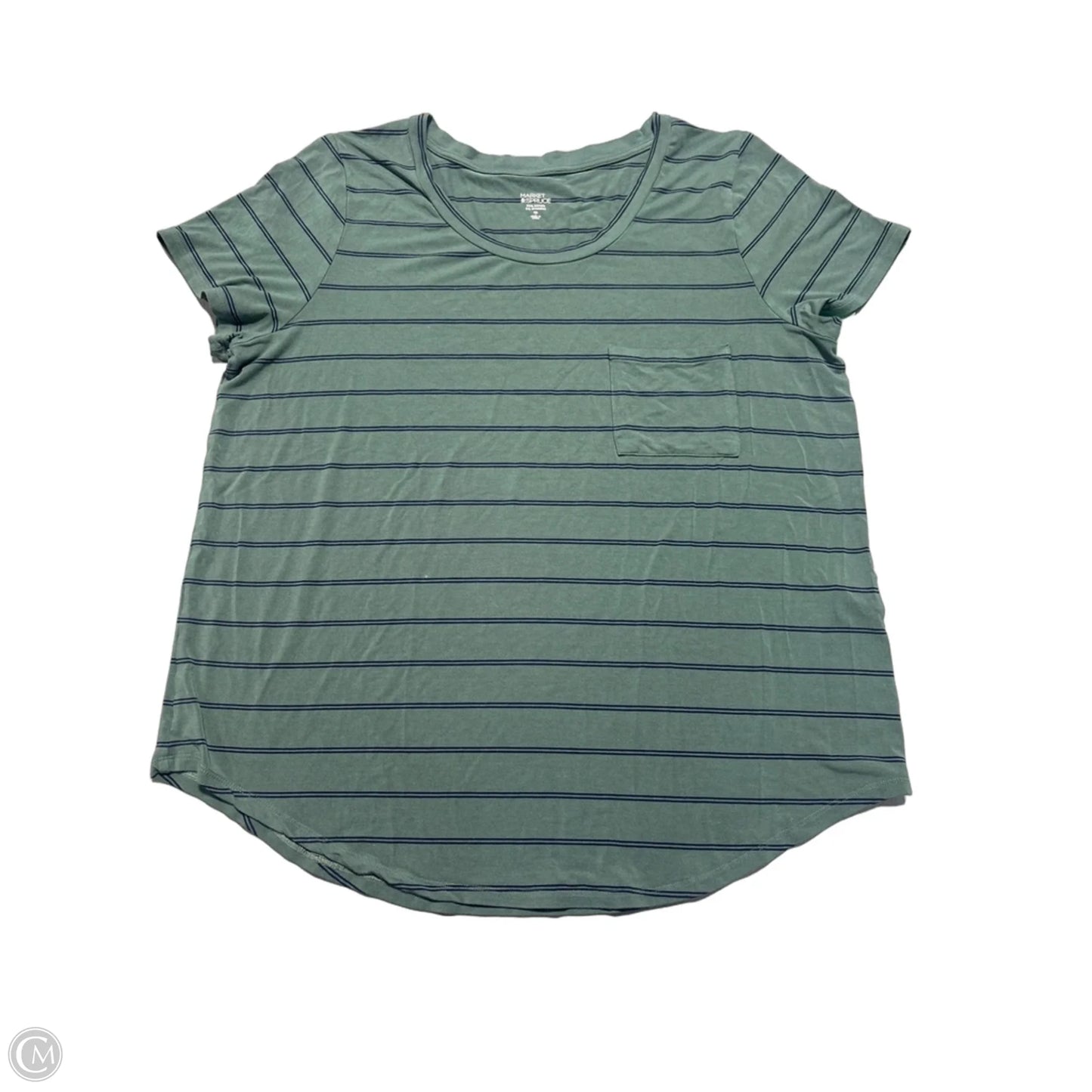 Top Short Sleeve By Market & Spruce In Green, Size: Xxl