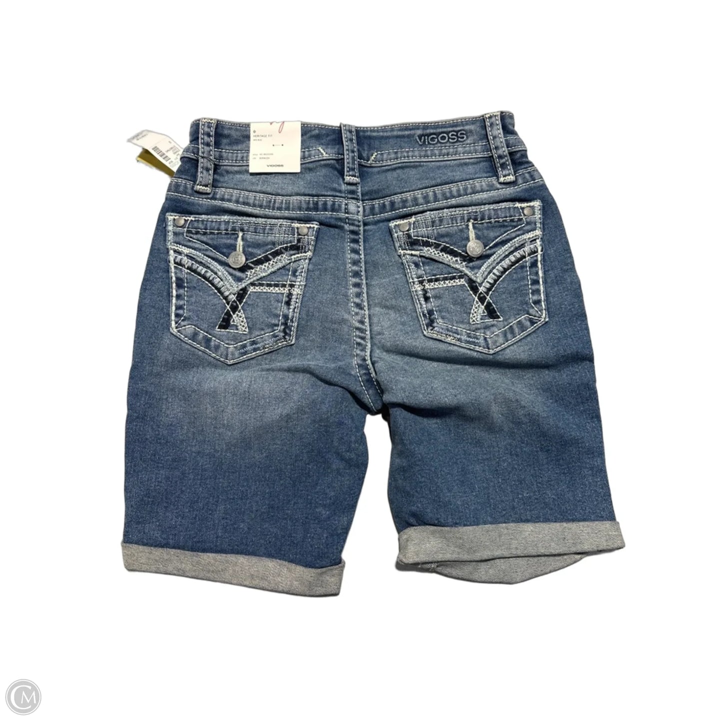 Shorts By Vigoss In Blue Denim, Size: 0