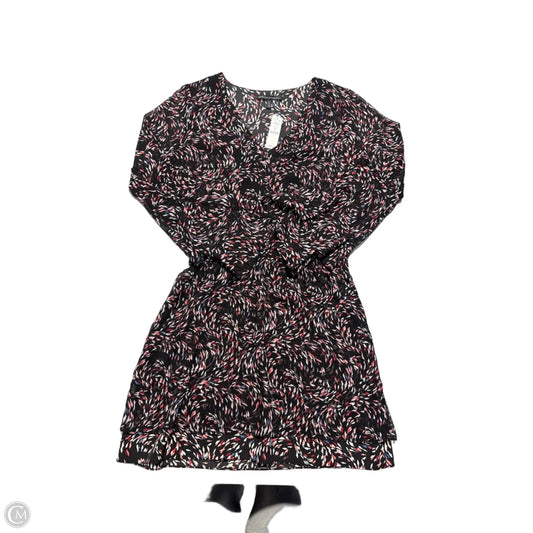Dress Casual Midi By White House Black Market In Black, Size: L