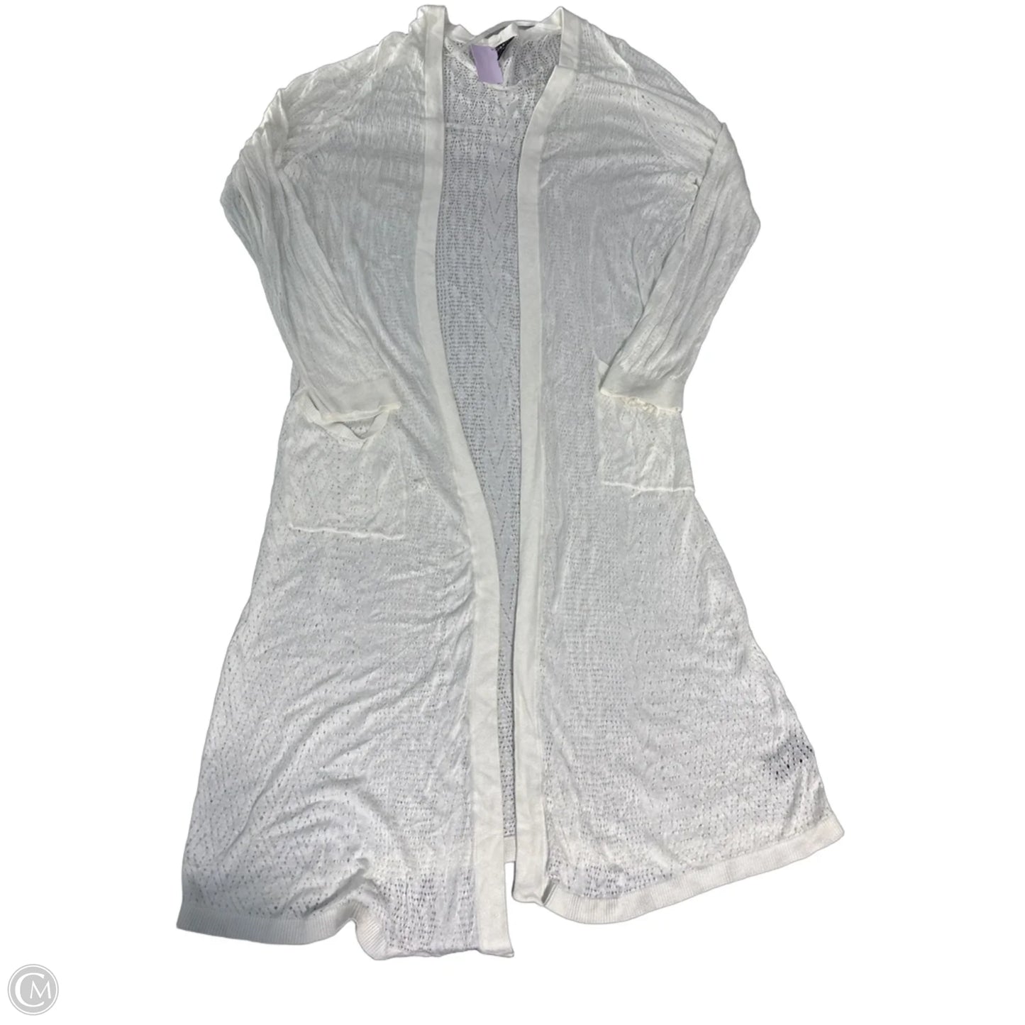 Cardigan By Torrid In White, Size: 2x