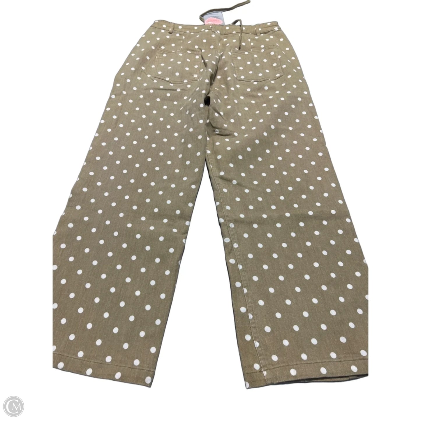Jeans Wide Leg By Cmc In Tan & White, Size: 2