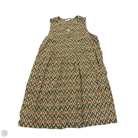 Dress Casual Midi By Sonoma In Green, Size: Xl