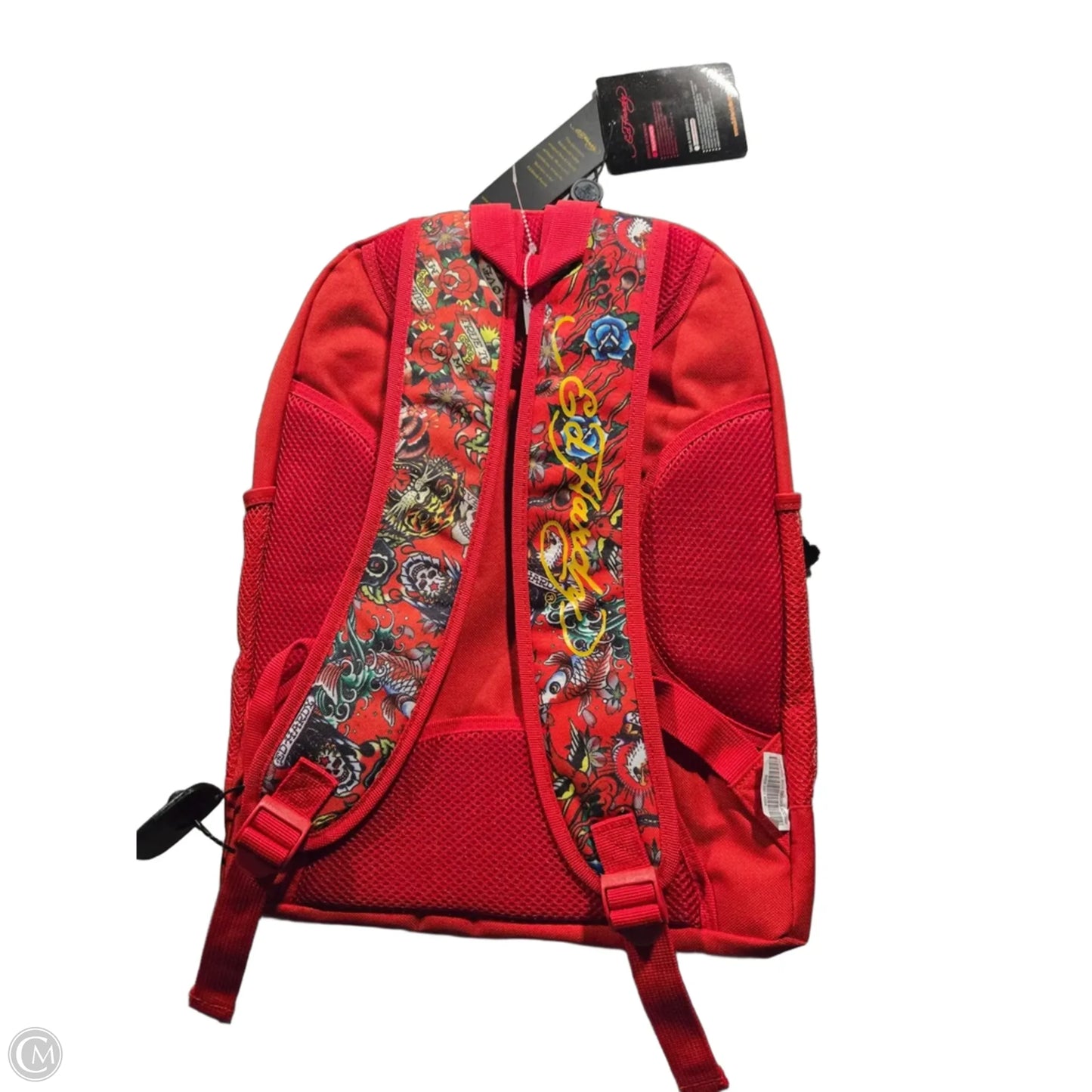 Backpack By Ed Hardy, Size: Medium