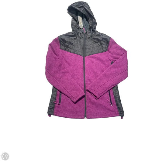 Jacket Fleece By Natural Reflections In Purple, Size: L