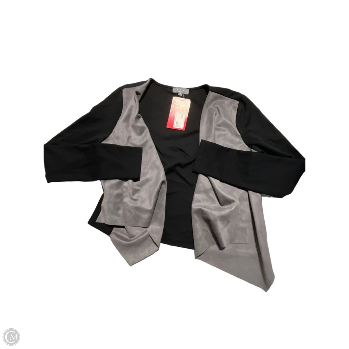 Blazer By Evereve In Black & Grey, Size: M