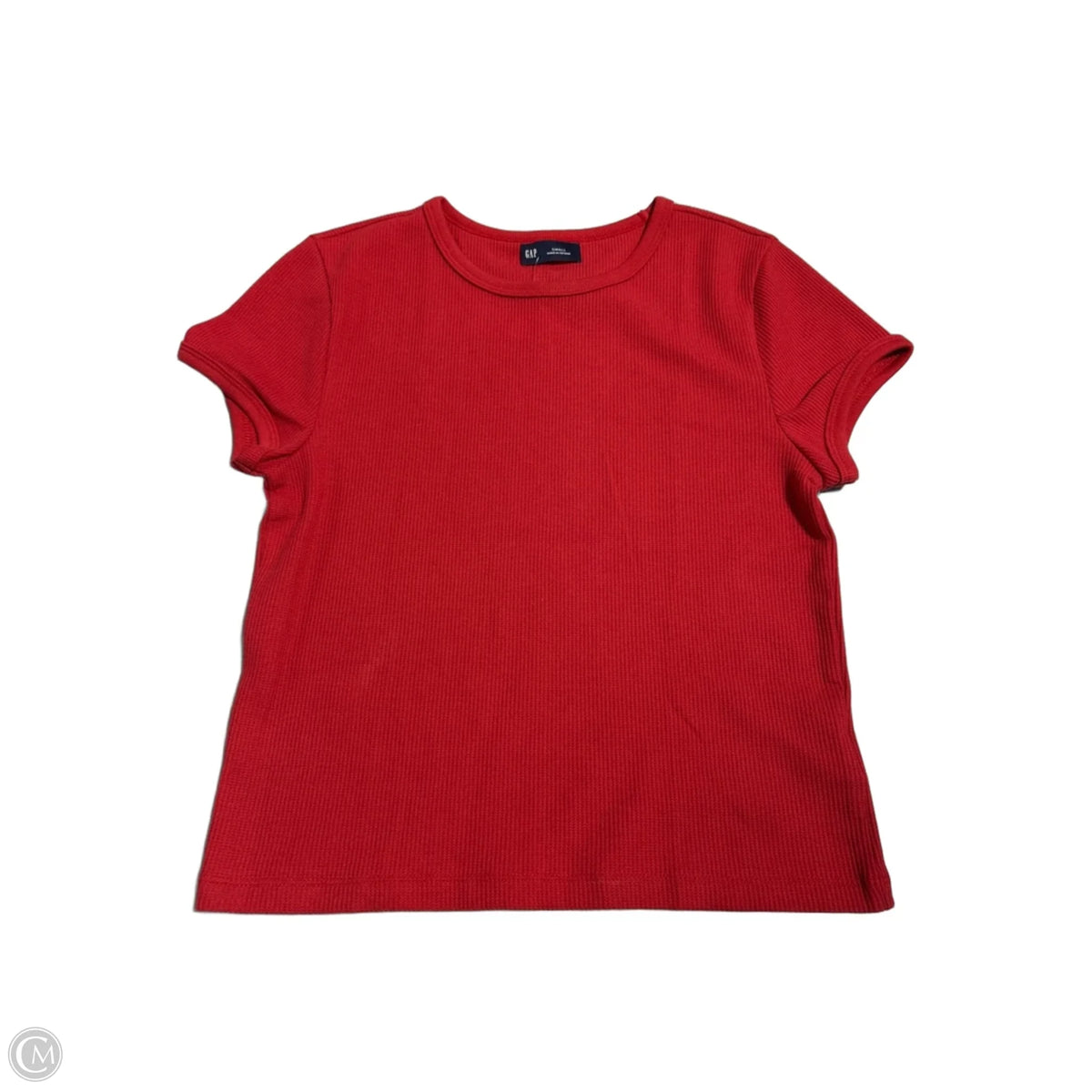 Top Short Sleeve By Gap In Red, Size: S