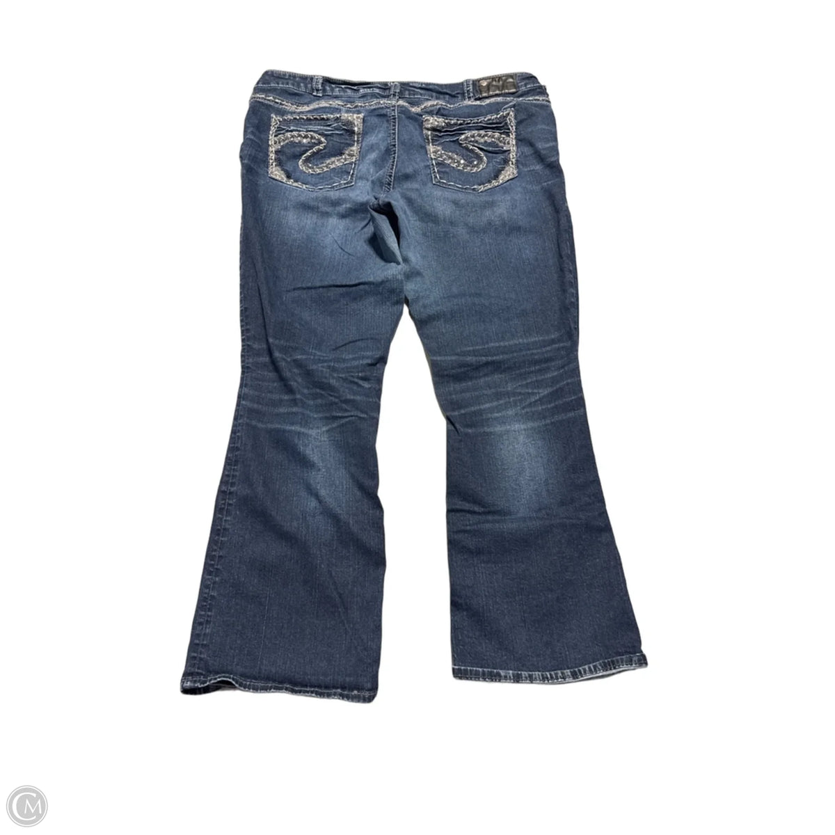 Jeans Boot Cut By Silver In Blue Denim, Size: 24