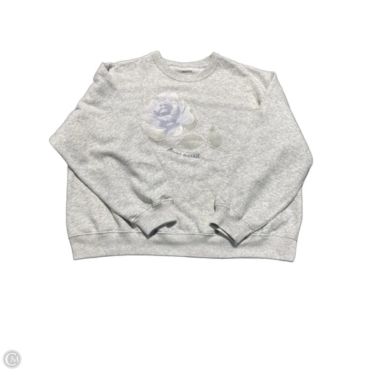 Sweatshirt Crewneck By Hollister In Green, Size: L
