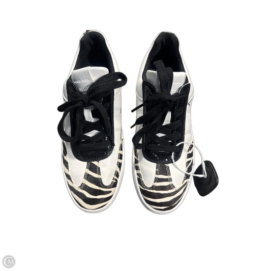 Shoes Sneakers By Michael By Michael Kors In Black & White, Size: 7