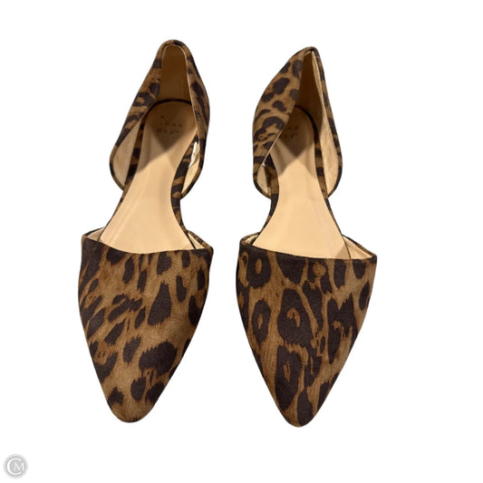 Sandals Flats By A New Day In Animal Print, Size: 8