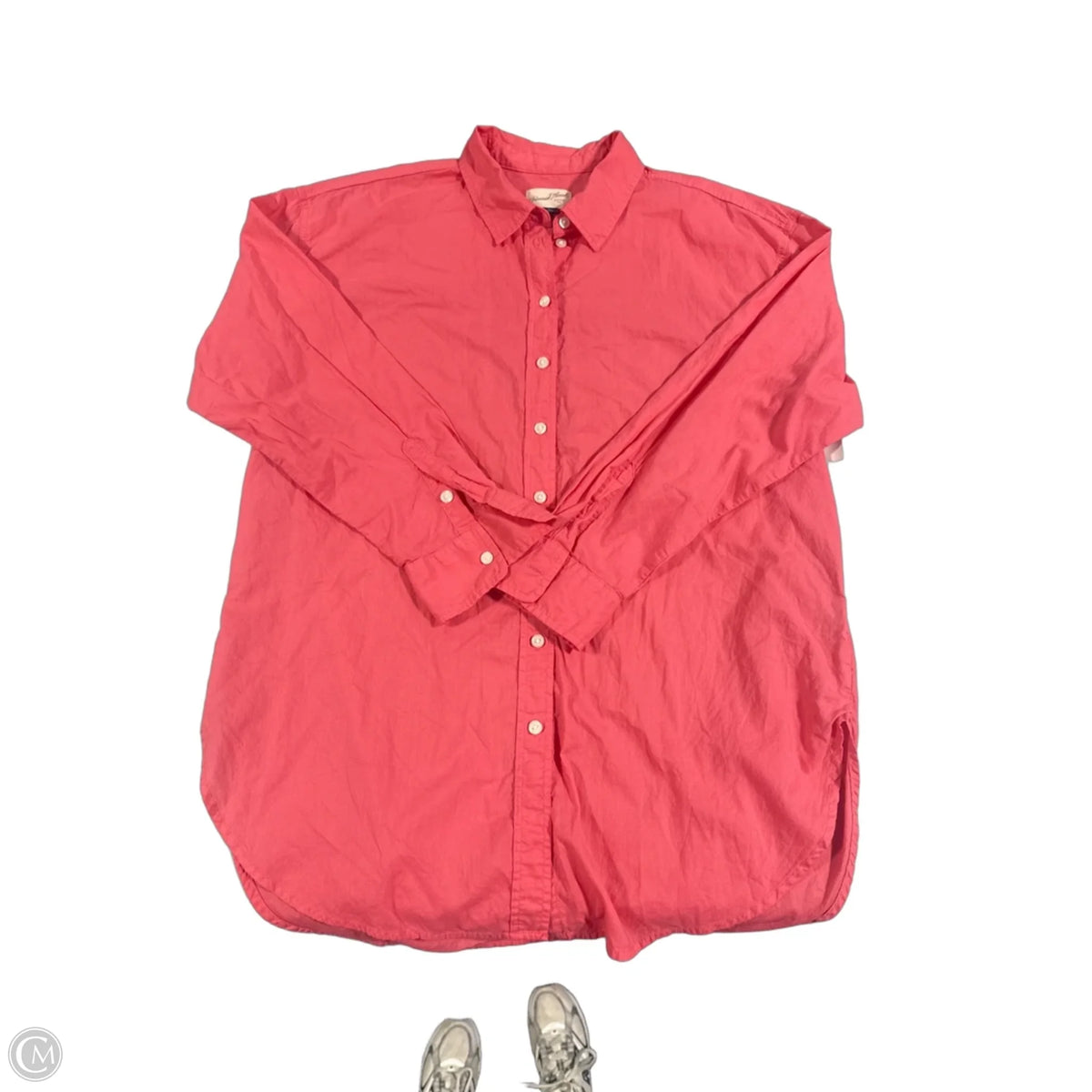 Top Long Sleeve By Universal Thread In Pink, Size: M