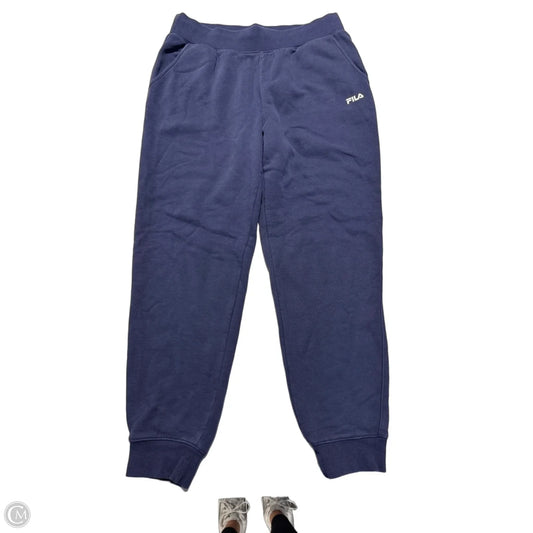 Athletic Pants By Fila In Navy, Size: L