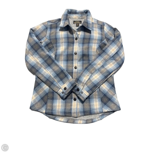 Jacket Fleece By Cmc In Plaid Pattern, Size: S