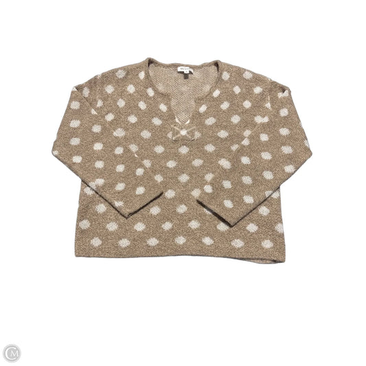 Sweater By Blu Pepper In Tan, Size: S