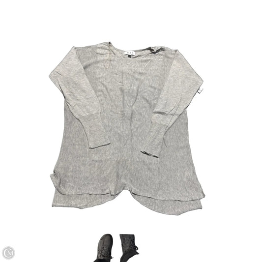 Top Long Sleeve By Elle In Grey, Size: Xxl