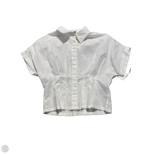 Top Short Sleeve By Old Navy In White, Size: Xsp