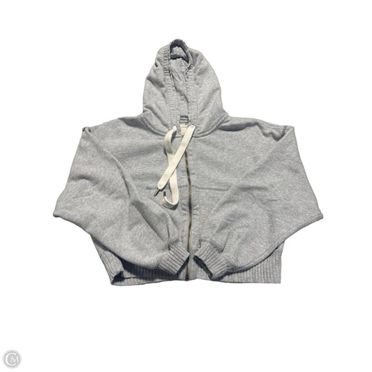 Sweatshirt Hoodie By American Eagle In Grey, Size: S