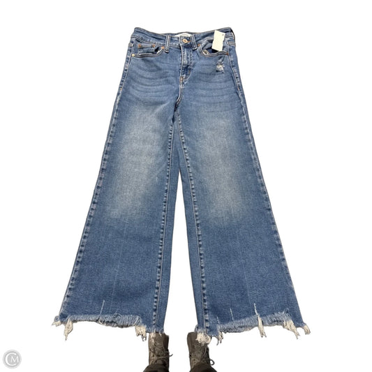 Jeans Straight By Zenana In Blue Denim, Size: 0