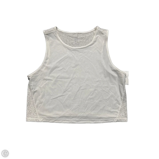Athletic Tank Top By Lululemon In White, Size: 4