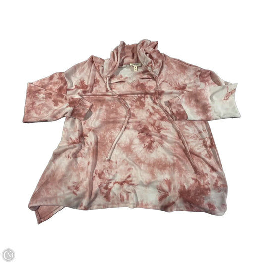 Sweatshirt Hoodie By Como Blu In Pink, Size: 2x