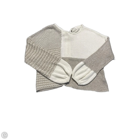 Sweater By Blu Pepper In Cream, Size: M