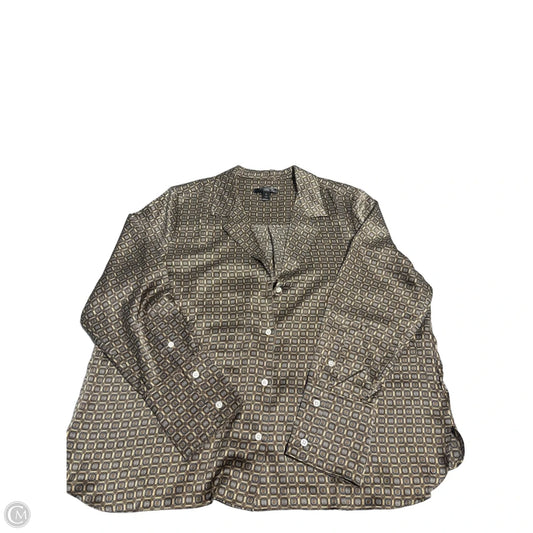 Top Long Sleeve By Banana Republic In Multi-colored, Size: Xl